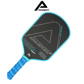 Vợt Pickball thi đấu chuyên nghiệp AMA SPORT PAO 16-3K cao cấp - kết cấu sợi carbon mờ -loại kiểm soát bề mặt - lõi 16mm