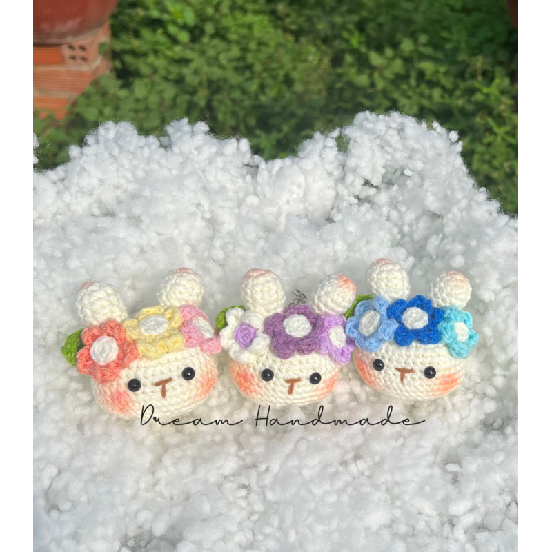 Móc Khoá Thỏ Trắng Dream Handmade