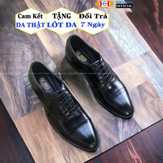 Giày tây nam HQC SHOES chất da bò nhập khẩu đế khâu siêu bền GD225
