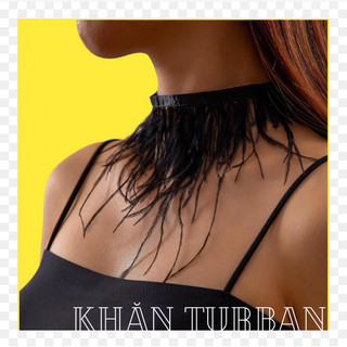 Vòng cổ lông vũ đen - Choker lông vũ - Khanturban.vn