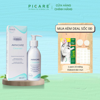 Gel rửa mặt cho da dầu mụn Aknicare Cleanser 200ml