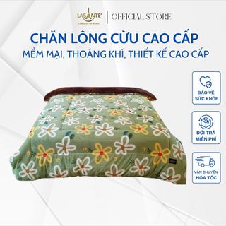 Chăn lông cừu Pháp Lasante - Dòng Victoria Pearl cỡ giường đơn và giường đôi