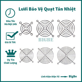 Lưới bảo vệ quạt tản nhiệt 12V 24V kích thước 5x5, 8x8, 9x9, 12x12, lưới chắn quạt tản nhiệt nhiều kích thước