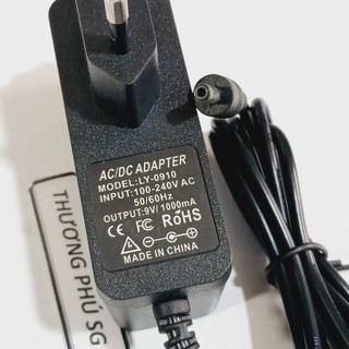 Adapter DC 9V - 1A / 9V - 2A (Đầu cắm 3.5mm x 1.35mm)