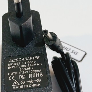 Adapter DC 9V - 1A / 9V - 2A (Đầu cắm 3.5mm x 1.35mm)