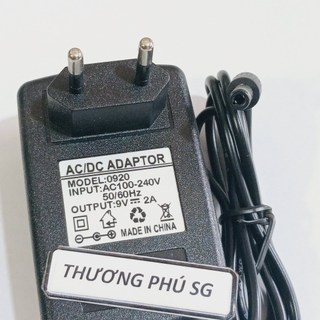 Adapter DC 9V - 1A / 9V - 2A / 9V - 3A (Đầu cắm 5.5mm x 2.1mm
