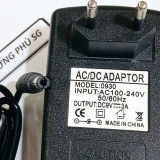 Adapter DC 9V - 1A / 9V - 2A / 9V - 3A (Đầu cắm 5.5mm x 2.1mm