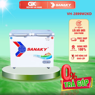 Vh-2899w2kd - tủ đông mát sanaky 220 lít vh-2899w2kd - bảo hành chính hãng - giao hàng miễn phí hcm