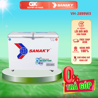 VH-2899W3 ---- Tủ đông Sanaky Inverter 220 lít VH-2899W3 (1 ngăn đông, 1 ngăn mát)