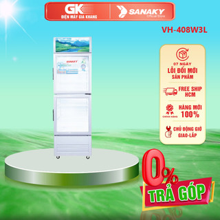 Vh-408w3l - miễn phí công lắp đặt- tủ mát inverter sanaky 340 lít vh-408w3l