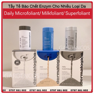 Tẩy Tế Bào Chết Enzym Dermalogica Daily Microfoliant/ Milkfoliant/ Superfoliant  Cho Nhiều Loại Da 4g 13g - Gardencos