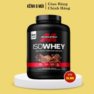 Sữa tăng cơ giảm mỡ iso whey - whey protein siêu tinh khiết - muscletech usa