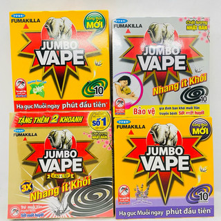 Hộp Nhang/ Hương Muỗi Jumbo K5/M2 10 Khoanh Hương Lài