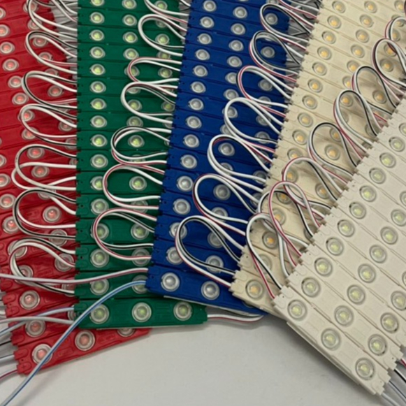 Led Hắt 3 Bóng Lồi 6113 Siêu Sáng ( Vỉ 20 Led ) 12V - Led Modole 3 Bóng Cầu Lồi 6113 Siêu SÁNG 12V