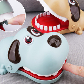 Đồ chơi chó cắn tay loại to, cá mập cắn tay vui nhộn, khám răng khủng long - the toylab