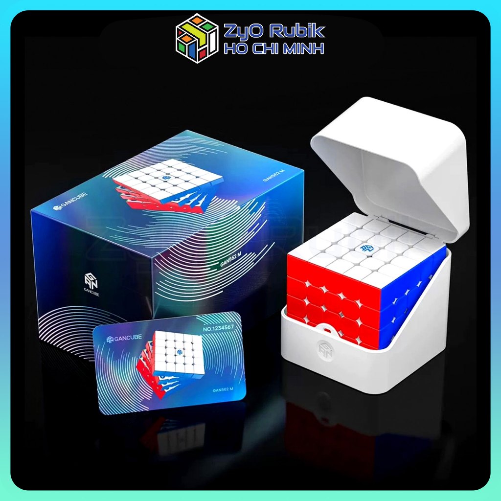Rubik Gan 562M Magnetic Ballcore Frosted/ UV Coated-Rubic 5x5 Gan Cao Cấp- My Hobby VN