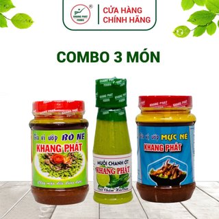 Combo đồ né 3 món bò né 200g- mực né 200g - muối chanh ớt 100g- gia vị khang phát