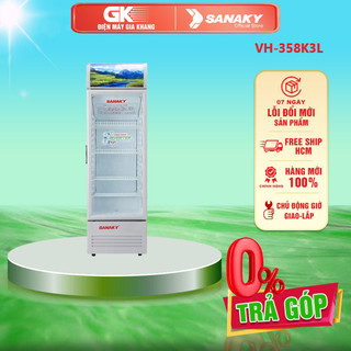 VH-358K3L - Tủ mát inverter Sanaky 358K3L 290 lít - Bảo hành chính hãng - Miễn phí giao HCM