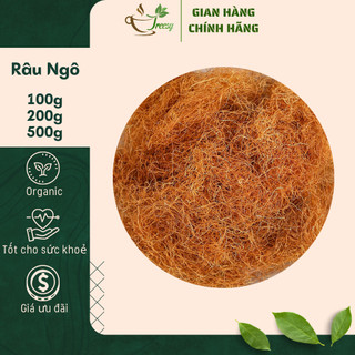  500g Râu Ngô  Râu Bắp  Khô - Trà thảo mộc Treesy - Trà hoa quả 