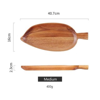 Dĩa, khay gỗ hình chiếc lá
