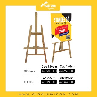Standee gỗ - Giá tranh