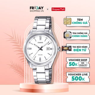 Đồng hồ casio nữ ltp-1302d-7a1vdf dây kim loại chính hãng