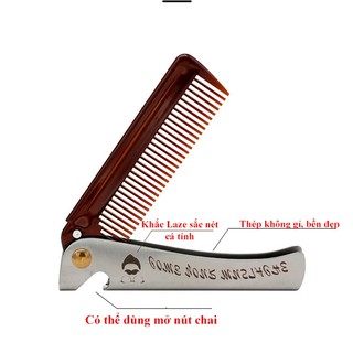 Lược gấp bỏ túi, lược mini bỏ túi tiện dụng dành cho nam