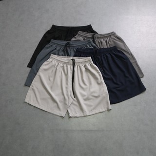  Quần short nam nữ DATINO vải dù thể thao đa năng mỏng nhẹ form rộng trên gối tập gym chạy bộ 