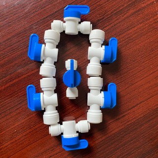 Khoá 2 đầu dây 10mm dây 6mm - van xả tay, van xả ngang máy lọc nước ro