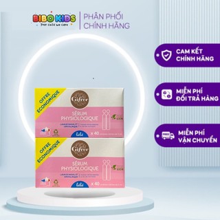 Nước muối sinh lý Gifrer màu hồng 40 ống, Pháp