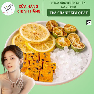 Trà Chanh Dây Kim Quất Trắng Da Triệu Lộ Tư  Sấy Thăng Hoa Detox Thanh Nhiệt Mát Gan Trắng Da Nàng Thơ