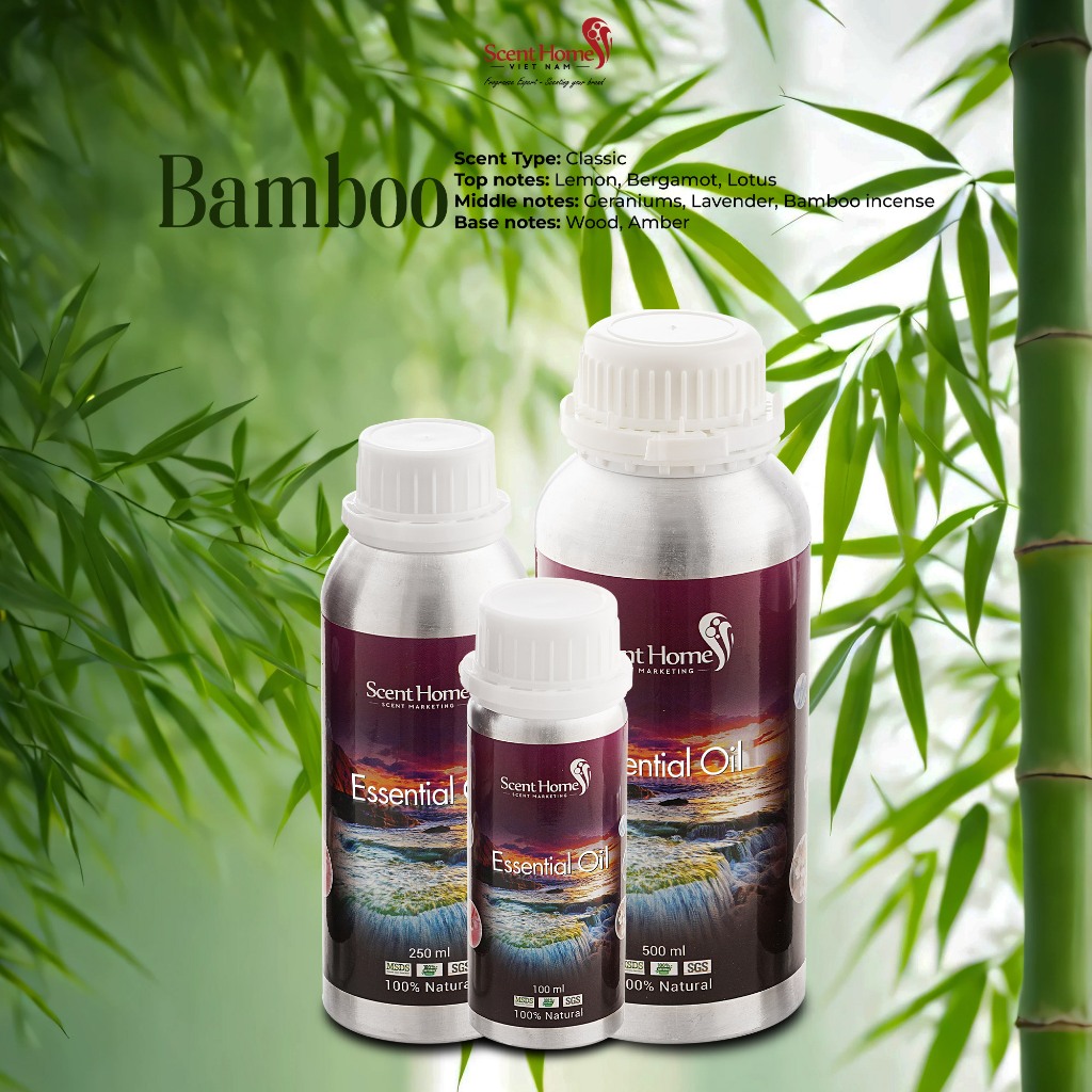 [Chính hãng] Tinh dầu Bamboo - ScentHomes (Bamboo- 50ml,100ml,250ml)