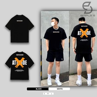 Áo Thun Unisex Local Brand SIMPLE "E" Form Oversize Cotton 100% 250gsm Attiude.