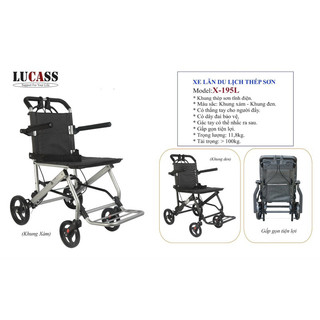 Xe lăn du lịch lucass x-195l