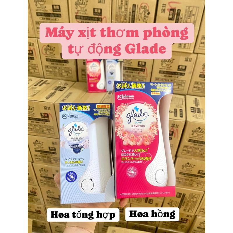 Máy xịt thơm phòng tự động Glade Nhật