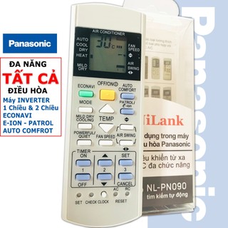 REMOTE ĐA NĂNG PANASONIC SỬ DỤNG TẤT CẢ ĐIỀU HÒA MÁY LẠNH PANASONIC TRÊN THỊ TRƯỜNG