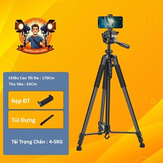 Chân máy quay phim, chụp ảnh, chân máy quay tiktok tripod junying170 độ cao 1m7