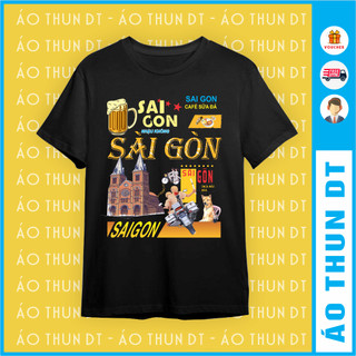 Áo thun unisex cuộc sống sài gòn - việt nam - đủ màu, đủ size