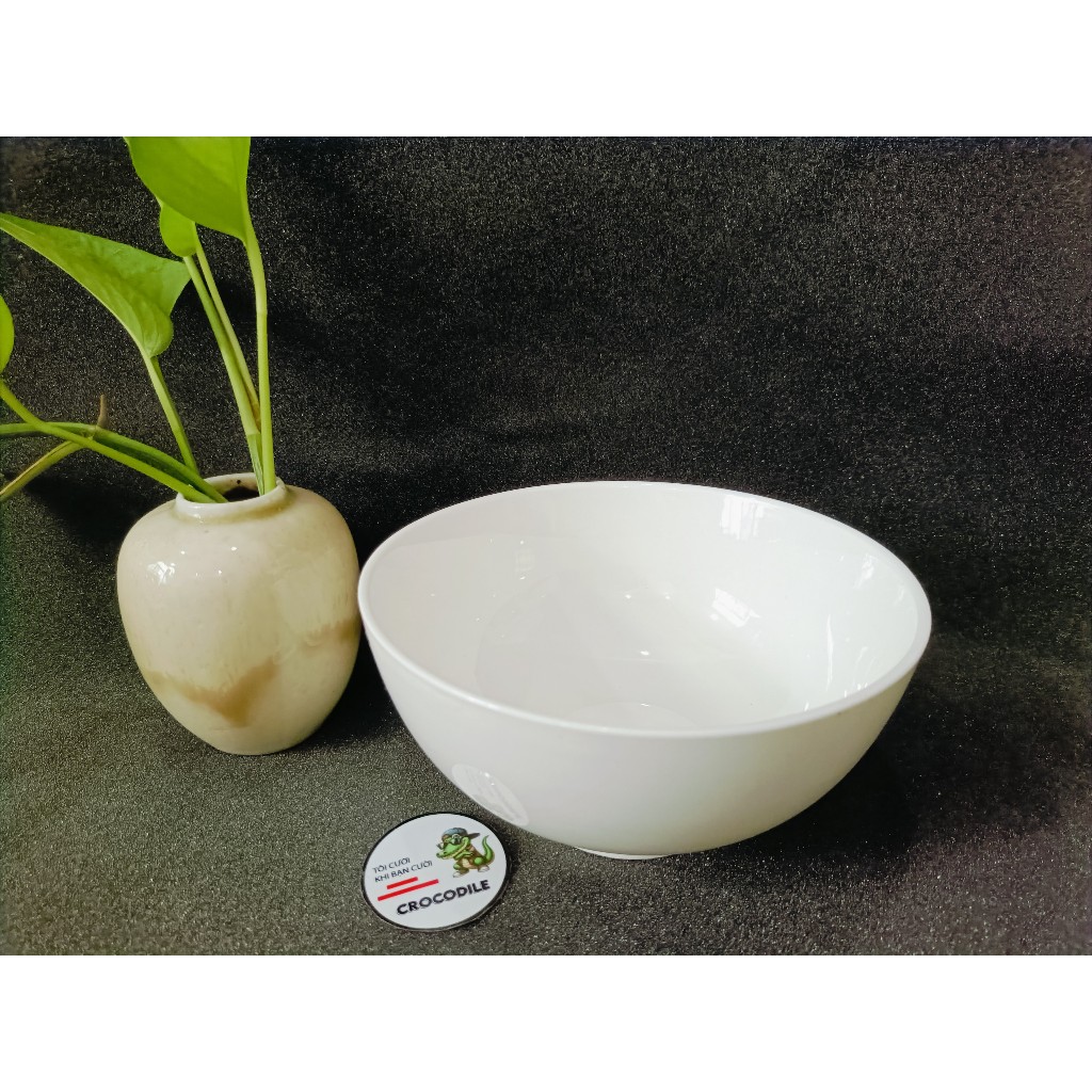 COMBO 10 CÁI TÔ SỨ TRẮNG TRƠN 15cm - TÔ CANH -TÔ PHỞ