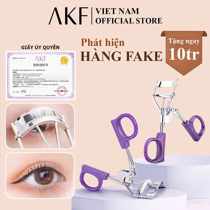 { AKF } Kẹp mi-Bấm mi cong lâu-Kẹp bấm mi-Dụng cụ uốn cong lông mi tự nhiên lâu trôi-Dụng cụ kẹp bấm