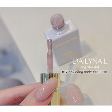 Sơn Gel nhũ Hồng nude Jiao Yan She