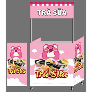 Quầy trà sữa gấp gọn, kích thước 80cm x 40cm