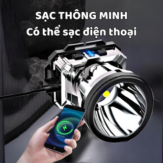 Đèn pin đội đầu tokya siêu sáng nhỏ gọn tiện lợi 3 chế độ sáng