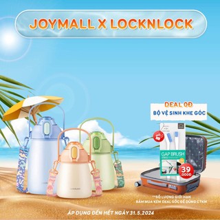Bình giữ nhiệt LocknLock LHC3311 LHC3312 1lít 1.5 lít-Hàng chính hãng, có ống hút, dây đeo quai xách (ĐỘC QUYỀN JOYMALL)