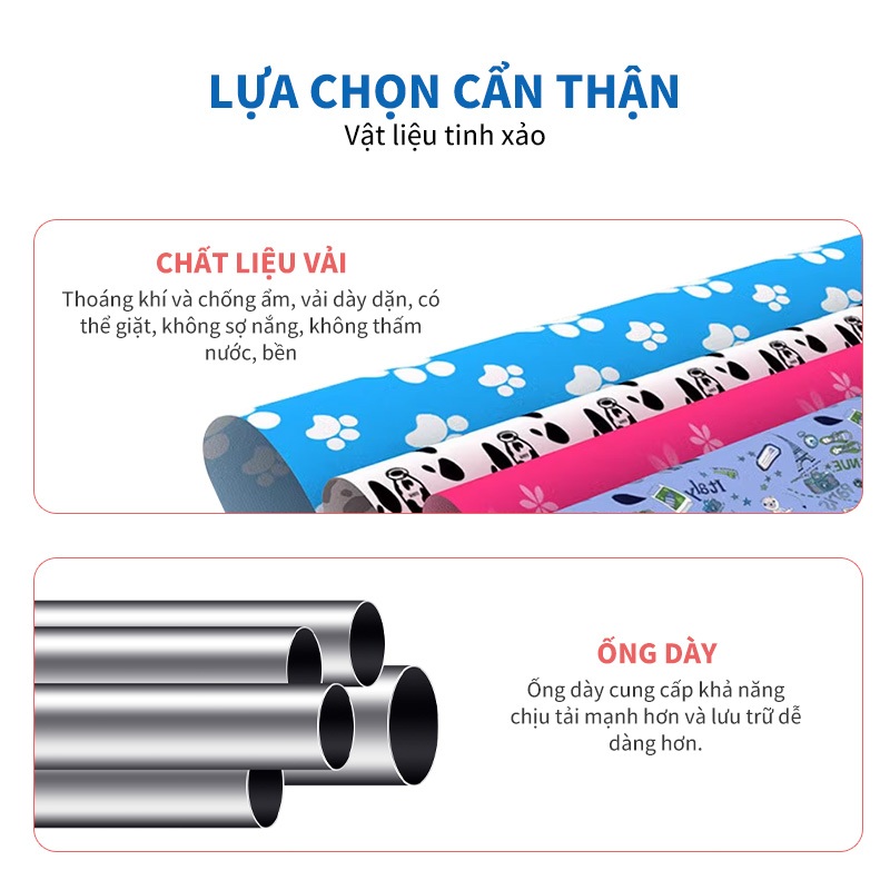 Tủ Vải Đựng Quần Áo Đa Năng Tủ Vải Dệt Chống Nước Khung Thép Chịu Lực Có Chống Bụi Thiết Kế Hiện Đại | BigBuy360 - bigbuy360.vn