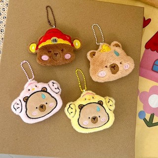 Móc Khóa Mini Bằng Bông Capypara Nhiều Hình Ngộ Nghĩnh Dễ Thương