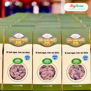 (date T12/2025) Hạt Điều Rang Muối 3H Hộp 280G/450G
