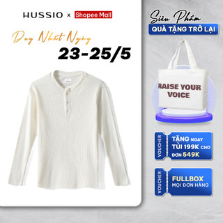 Áo thun nam tay dài GENZI vải Cotton dệt kim co giãn, thoáng mát, dày dặn - HUSSIO