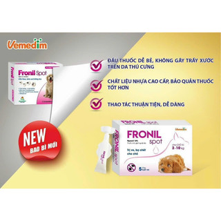 [LXPET] Nhỏ ve FRONIL SPOT (hộp 5 ống)