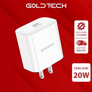 Củ sạc IP 20W Borofone BA38A/BA57A cổng ra Type-C hỗ trợ công nghệ sạc nhanh PD
